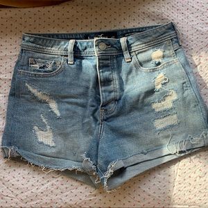 Trendy hollister denim shorts